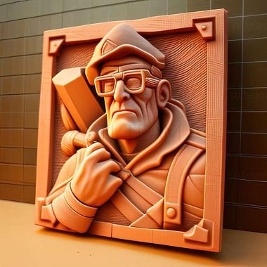 3D model Team Fortress 2 game (STL)